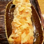 うどん 丸香 - ご立派な海老ちくわ天❗