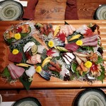 旬彩きっちんかつら - 刺し盛り(5人前)