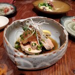 旬彩きっちんかつら - あん肝のおろしポン酢がけ