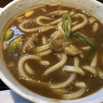 カレーハウス ＣｏＣｏ壱番屋 - カレーうどんはシンプルに豚肉にネギ入り。