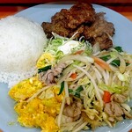 大三元 - 定食 730円(税込)　実支払い700円(税込)