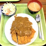 好養軒 - かつカレー定食（840円）