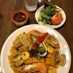 赤坂スペインクラブ アラ - Aランチ,パエリア大盛1000円