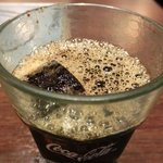 Shaoweiyambikenshokudou - 麻辣火鍋ランチセット 1030円 のアイスコーヒー