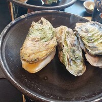 いかだ荘 山上 - 焼牡蠣