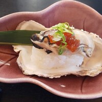 いかだ荘 山上 - 牡蠣寿司