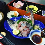 お食事処 八兆 - 真あじのたたき御膳