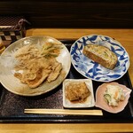 ちっちゃな もがの台所 - 豚焼肉ランチ900円（ご飯なしパン付き）