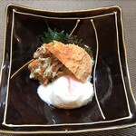 食彩厨房 甚兵衛 - 松葉ガニの温玉のせ