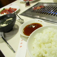 食道園 宗右衛門町本店  - 焼き肉定食 B。