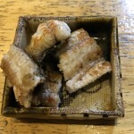 旬ものと日本酒 とみ笑 - 児島湾の青鰻２