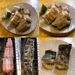 旬ものと日本酒 とみ笑 - 児島湾の青鰻