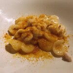 リストランテ カッパス - コルツェッティ・白子と唐墨