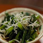 酒膳 牛たん 麦とろ 坊気門 - 定食についてきた小皿