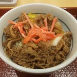 なか卯 - 和風牛丼ミニ 330円