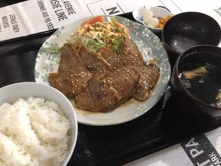 カフェ 翠屋 - ♪牛ロース生姜焼定食　¥880