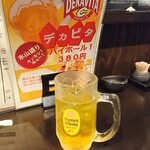 炭火焼鳥 鶏拓 - デカビタハイボール