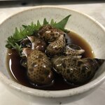 魚立呑み　いそかわ - バイ貝煮付け