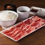 Domestic beef short ribs & misuji plate (100g: sauce)