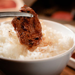 "Yakiniku (Grilled meat) on the Rice"