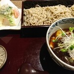 蕎麦処 ゆたか - 豚つけ汁蕎麦 ¥1,150