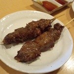 やきとん万備 - 2012.3 牛ハラミ（1串120円）