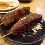 やきとん万備 - 2012.3 豚バラ串かつ（1串150円）