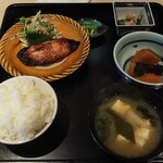 食堂 きたむら - カラスガレイの蒲焼定食(税込)990円 (2019.12.11)