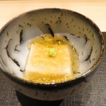 Tenyuu Atsugase - 先付け　胡麻豆腐