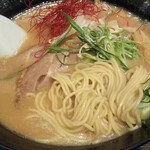 tenshimbaruyasunaga - 徳島拉麺 麺の状態(2019.12.12)