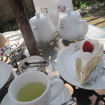 ケーキラボ・マグネット - お茶会っぽい図