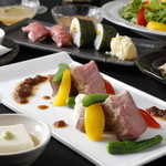 和牛炙り　肉です。寿司です。 - 