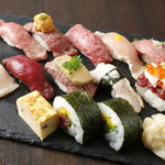 和牛炙り　肉です。寿司です。 - 