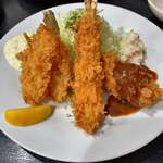えいすけ - ミックスフライ定食　1,130円