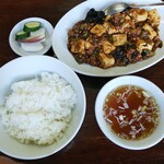 華香亭本店 - 麻婆豆腐ライス