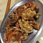 焼肉 はせ川 - 鶏皮　これで200円