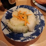 酒処 手羽家 - 白菜の漬物(2019.12)