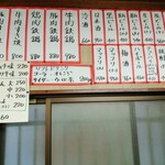 すき焼･鍋物 なべや - メニュー