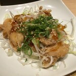 Sushi To Izakaya Uotami - 鳥とろ(肩肉)の甘酢葱まみれ(2019.11.19)