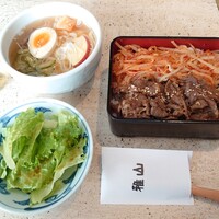 雅山GARDEN - 焼肉重と冷麺が食べれるBセット