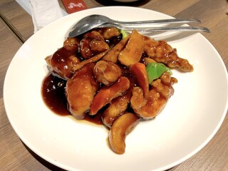 Sekkomon - 黒酢白身魚と野菜の炒め