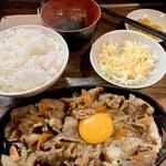 Rojiura - カルビ鉄板焼き定食800円