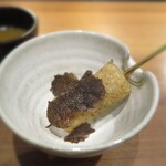 ワインと炭火串焼 銀座 荻 - これもまじで美味しい！トリュフのお握り♪