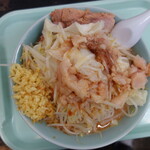 らーめん 蓮 - アブラ、カラメ、ショウガ増し