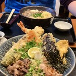 手作りうどん 天粉盛 - 