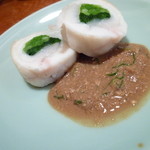 料理ふじ味 - 旬菜の虎河豚巻、肝だれ