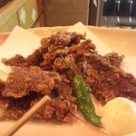 くじら竜田揚げ　懐かしい味