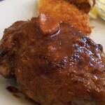 グリル ストーブ - 日替わりコンビネーションランチのハンバーグ