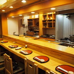 寿司処　ありがとう - 店内（カウンター席）