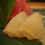 寿司処　ありがとう - お造り（平目 昆布〆）